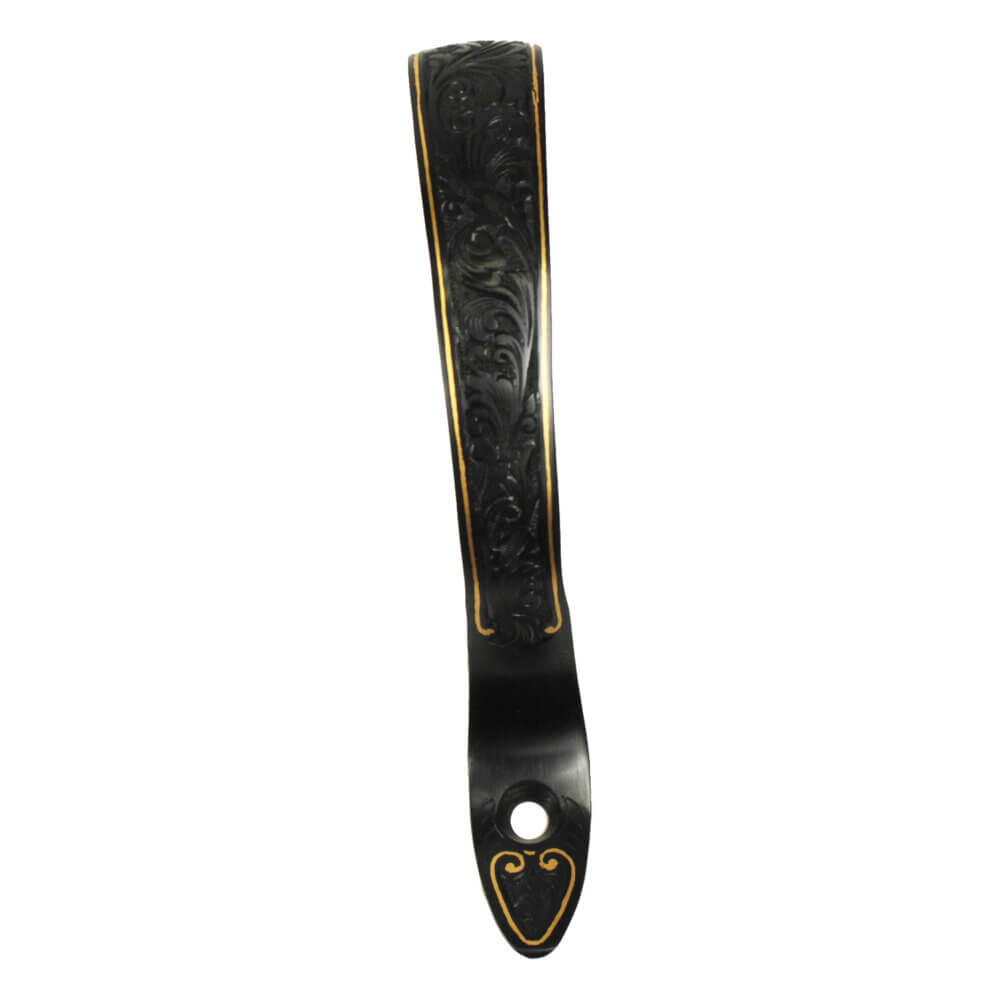 K-80 Trigger Guard, Blued, Custom Scroll with Gold