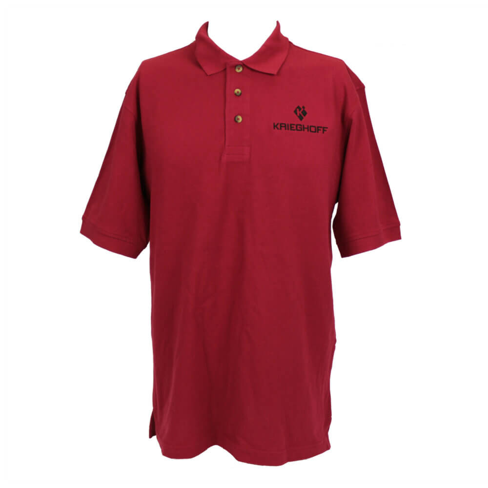 Krieghoff Cotton Polo Shirt, Red