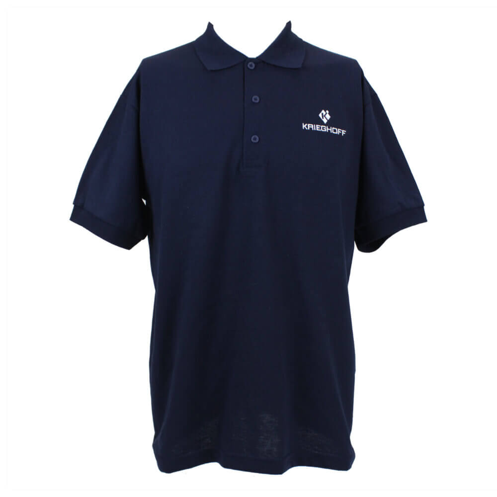 DryBlend Jersey Polo Shirt, Navy Blue