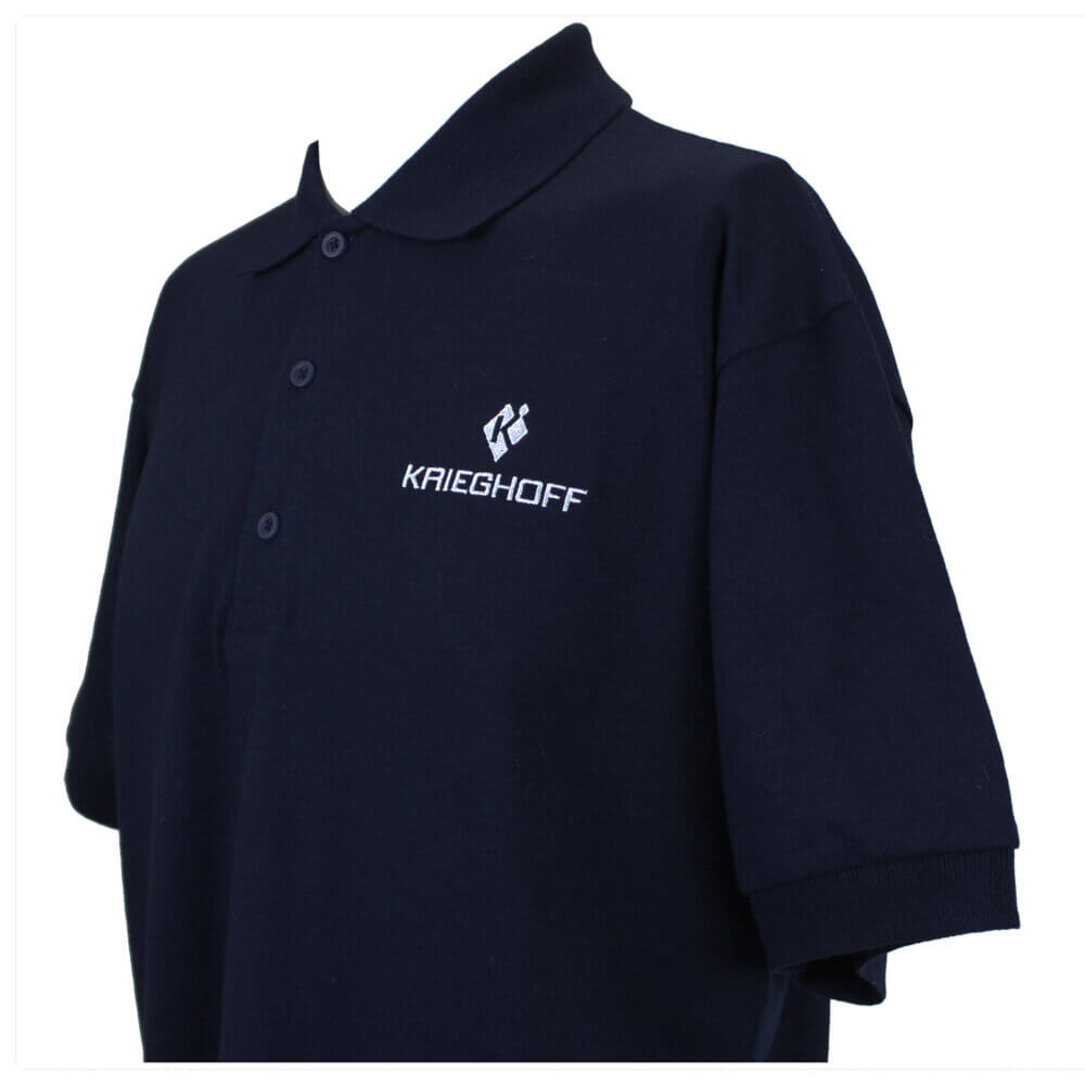 DryBlend Jersey Polo Shirt, Navy Blue