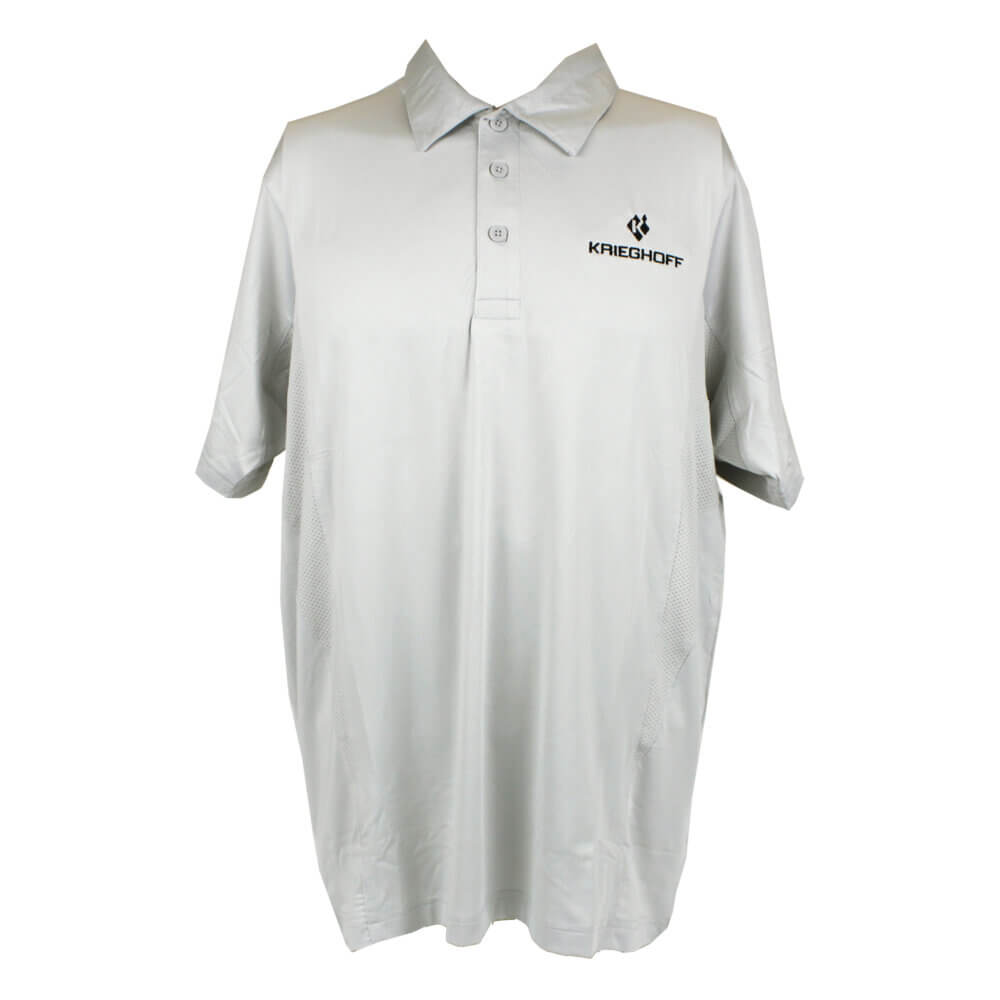 Performance Polo Shirt, Silver