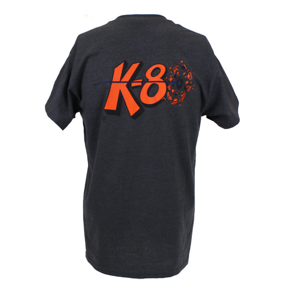 T-Shirt “K-80 Broken Target”, Grey