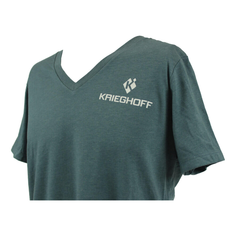 Krieghoff Ladies’ V-Neck T-Shirt, Relaxed Fit, Slate