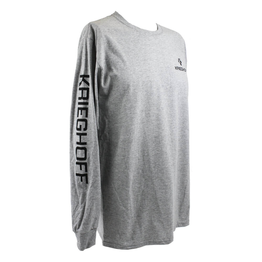 Krieghoff Long Sleeve T-Shirt, Athletic Grey
