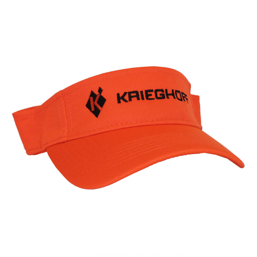 Krieghoff Performance Mesh Visor, Neon Orange